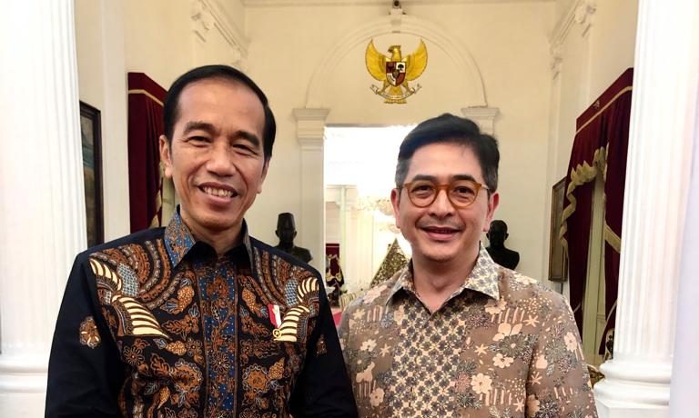 Arsjad Rasjid bersama Presiden Jokowi