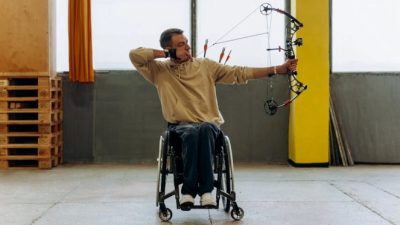 ilustrasi atlet disabilitas