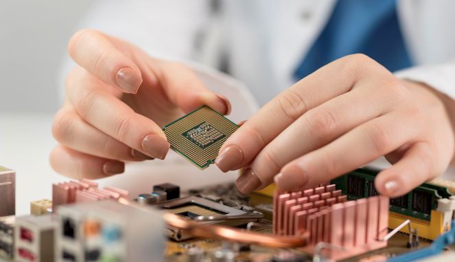 ilustrasi Semikonduktor Sang Emas Baru dalam kedaulatan digital