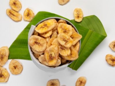 ilustrasi produk inovatif kripik pisang